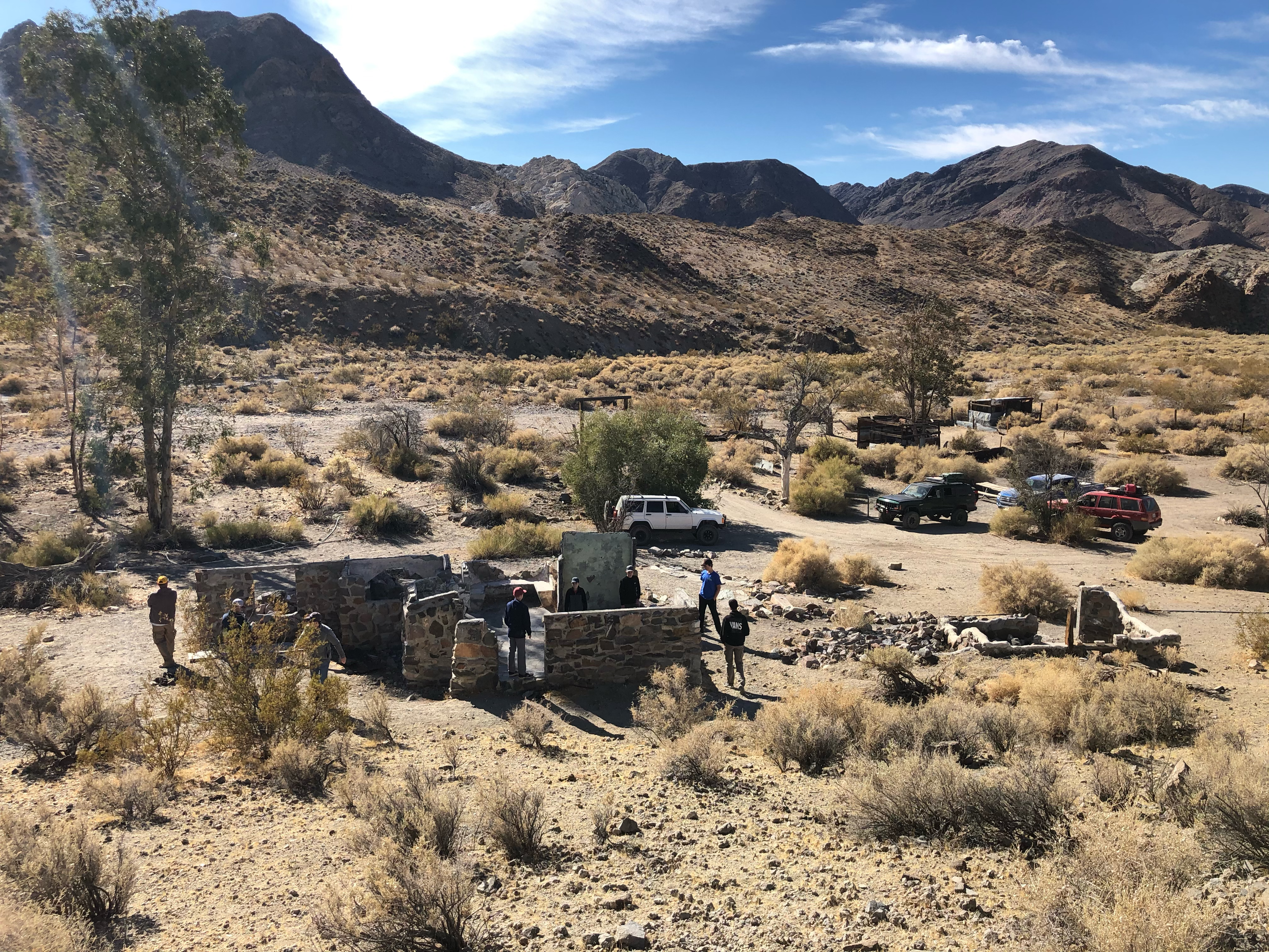 Cars inside Gohler Wash